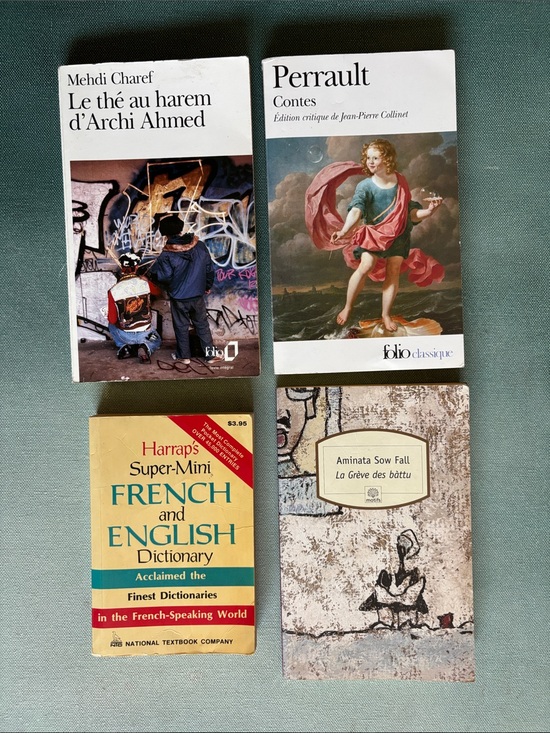 Accessories - Lot of French Language Books Contes + La Grève Des Bàttu